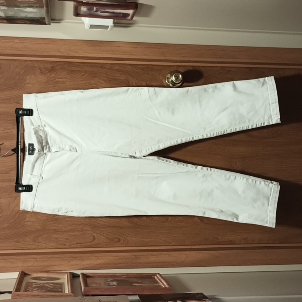 NYDJ Los Angeles White Lift Tuck Stretch Jeans Pants 12